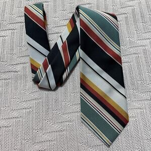 Vintage Interwoven retro 70s striped men's tie